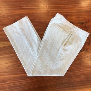 Men's Light Blue Pinstripe Dress Pants